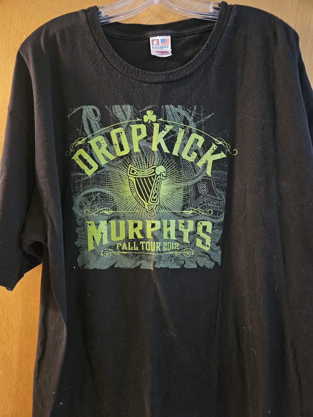 Black Short Sleeve Band Tee - Fall Tour 2012